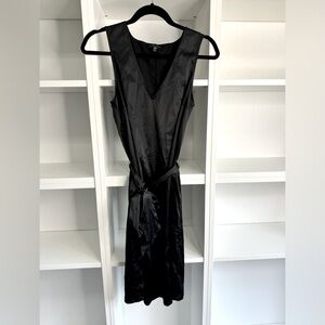 UNIVERSAL STANDARD Spencer Slip Dress LBD With Belt Size 3XS US 2 | 4